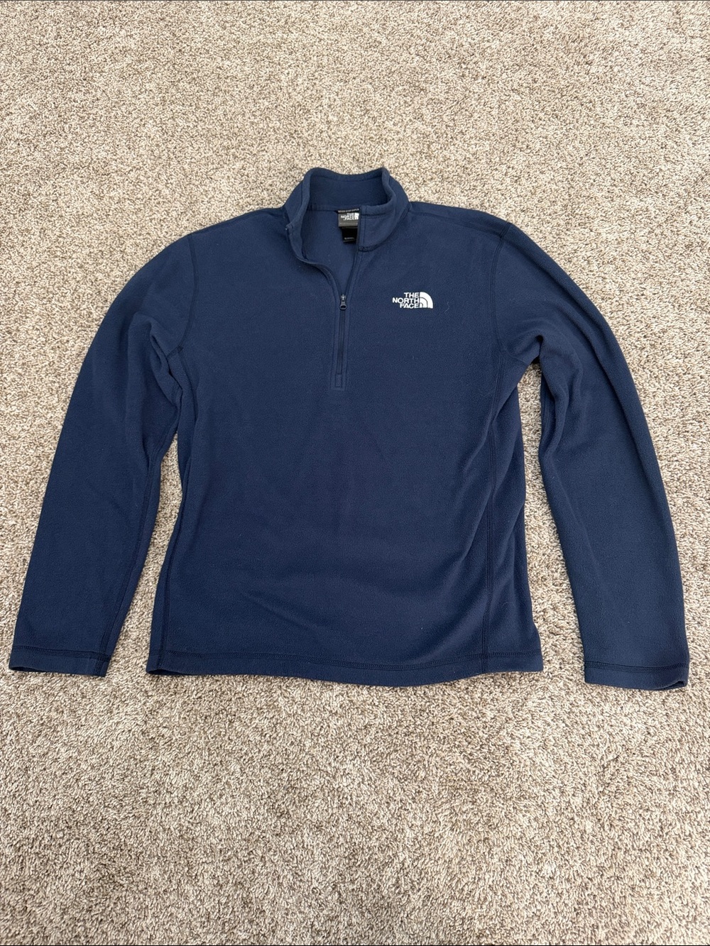 The North Face Men’s Navy Quarter-Zip Fleece